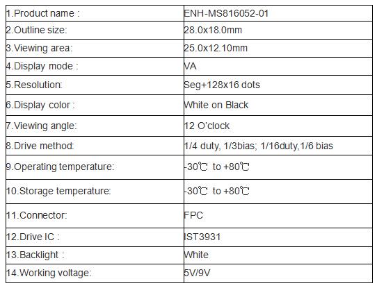 specificatie specification