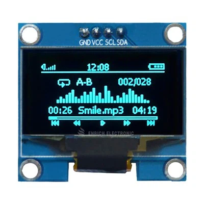 1,3 inch 128x64 displaymodule I2c Oled SSD1306 of SSH1106 stuurprogramma IC