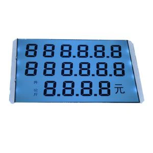 Segment-LCD voor brandstofdispenser