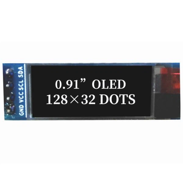 0.91 Inch I2C 12832 OLED-module voor Arduinos